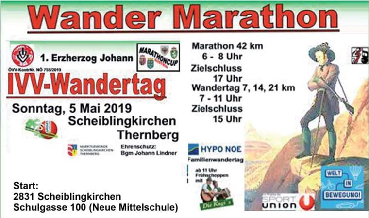 Foto für Wander Marathon "Erzherzog Johann" + Familienwandertag